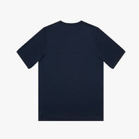 T-shirt à logo brodé - Bleu