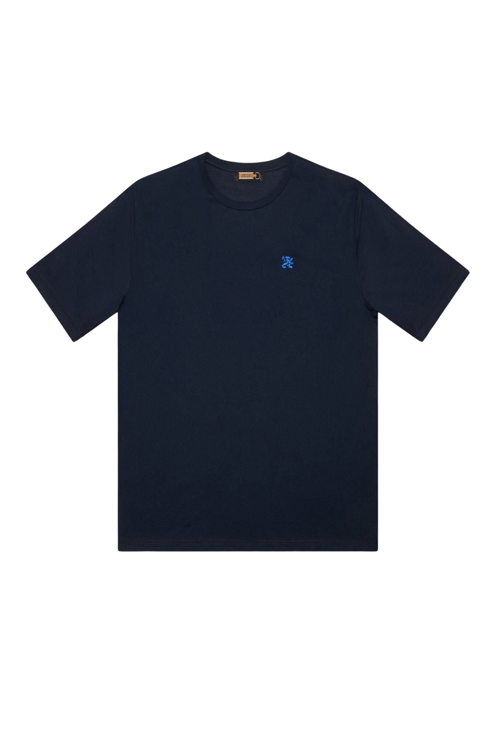 T-shirt à logo brodé - Bleu