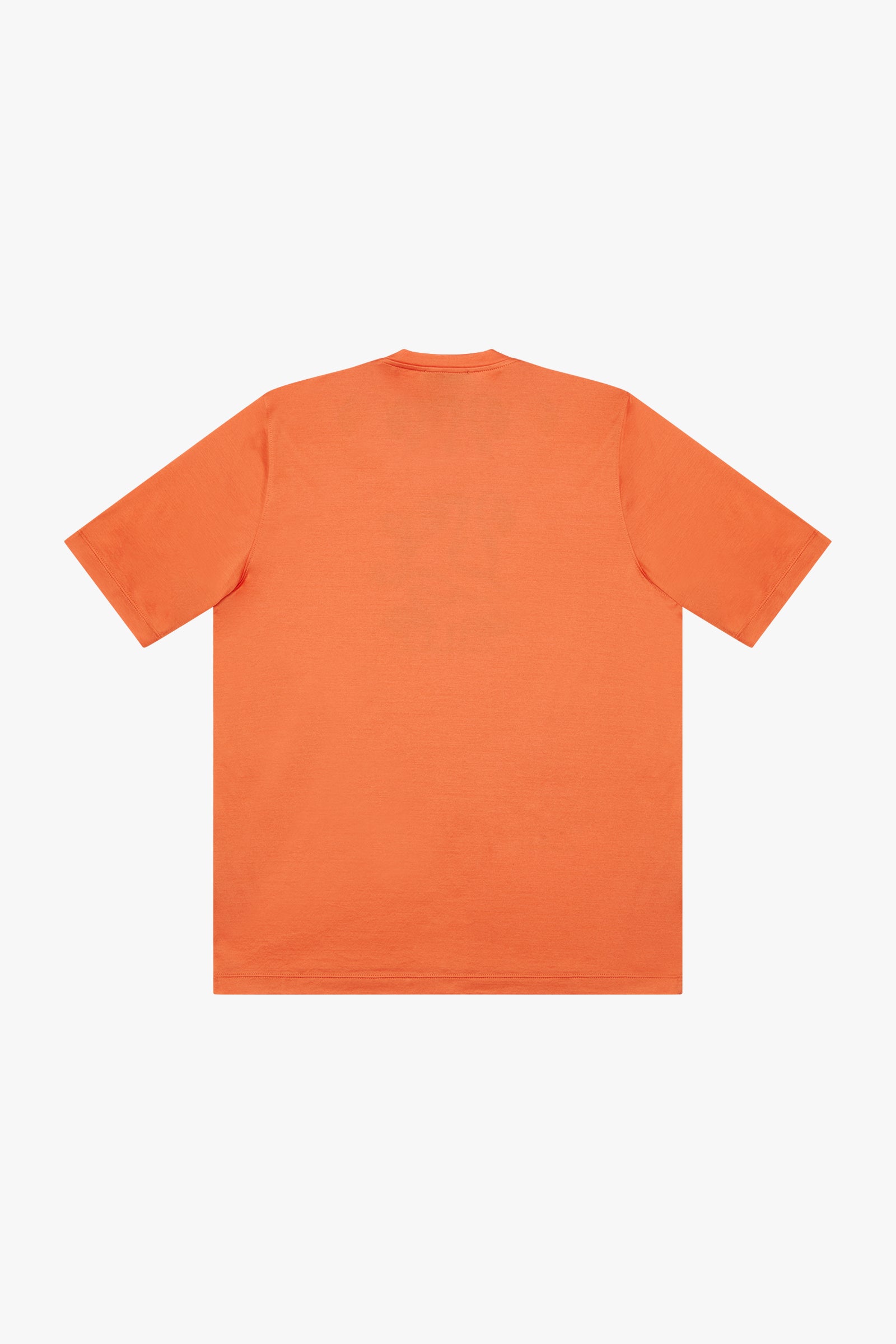 T-shirt à motif ton sur ton - Orange
