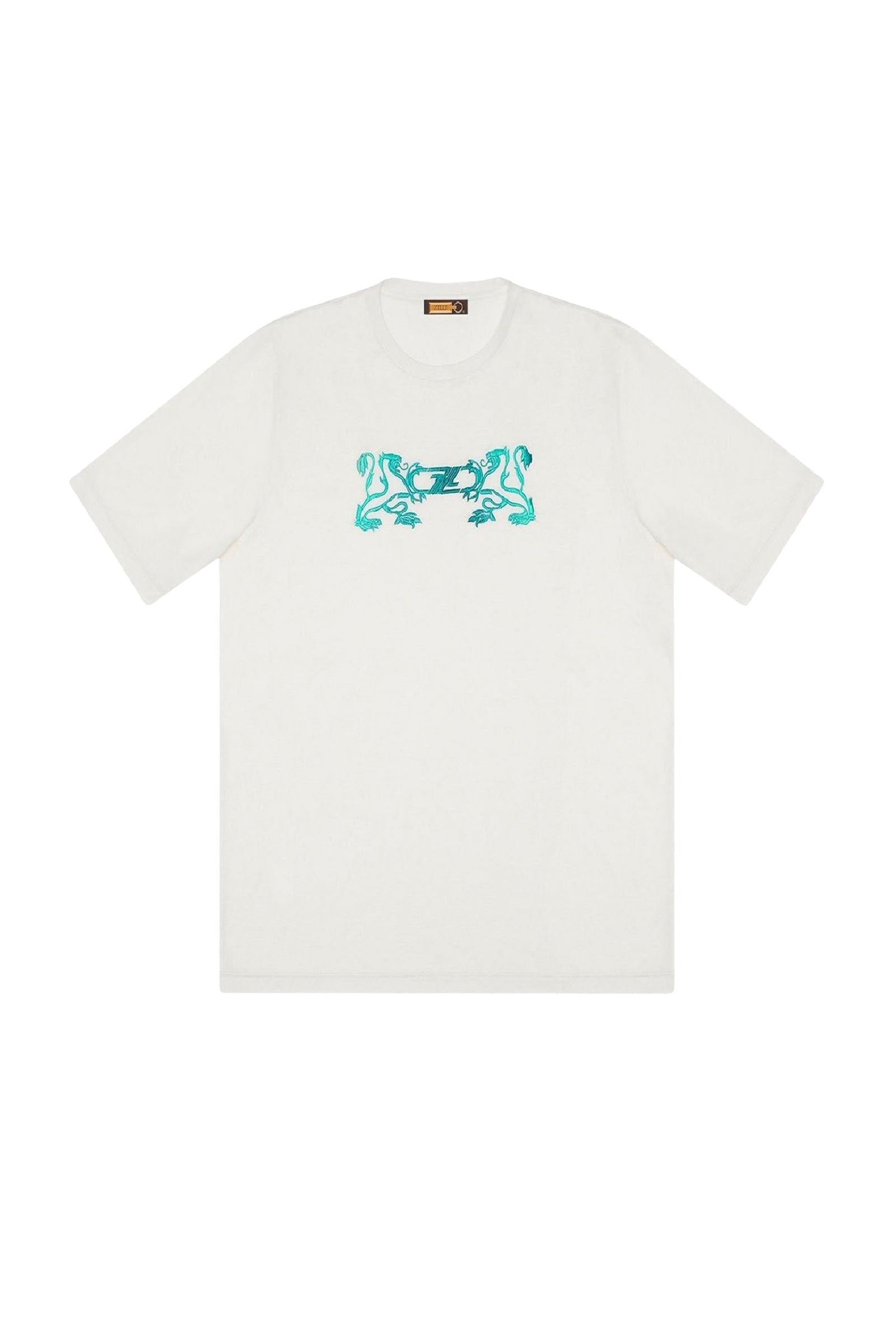 T-shirt with embroidery - Ecru