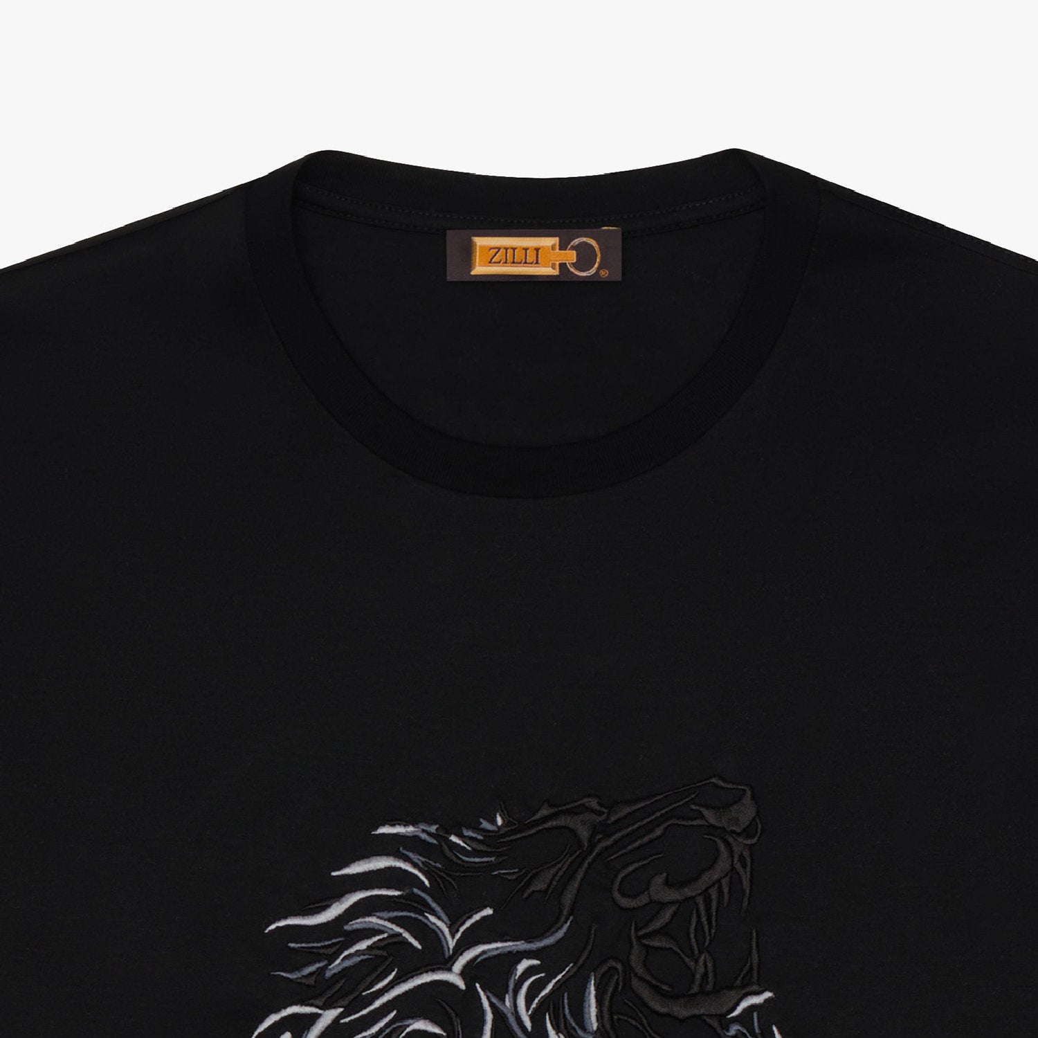 Embroidered T-shirt - Black