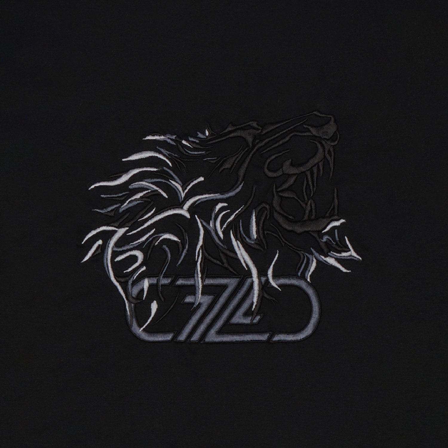 Embroidered T-shirt - Black