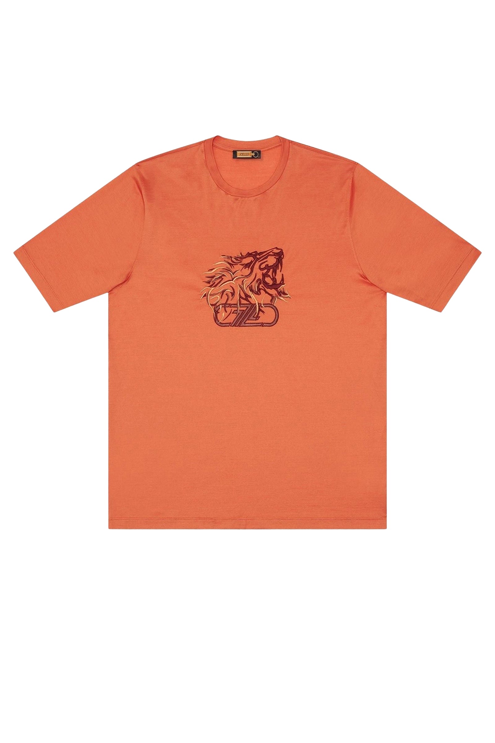 T-shirt à motif imprimé - Orange