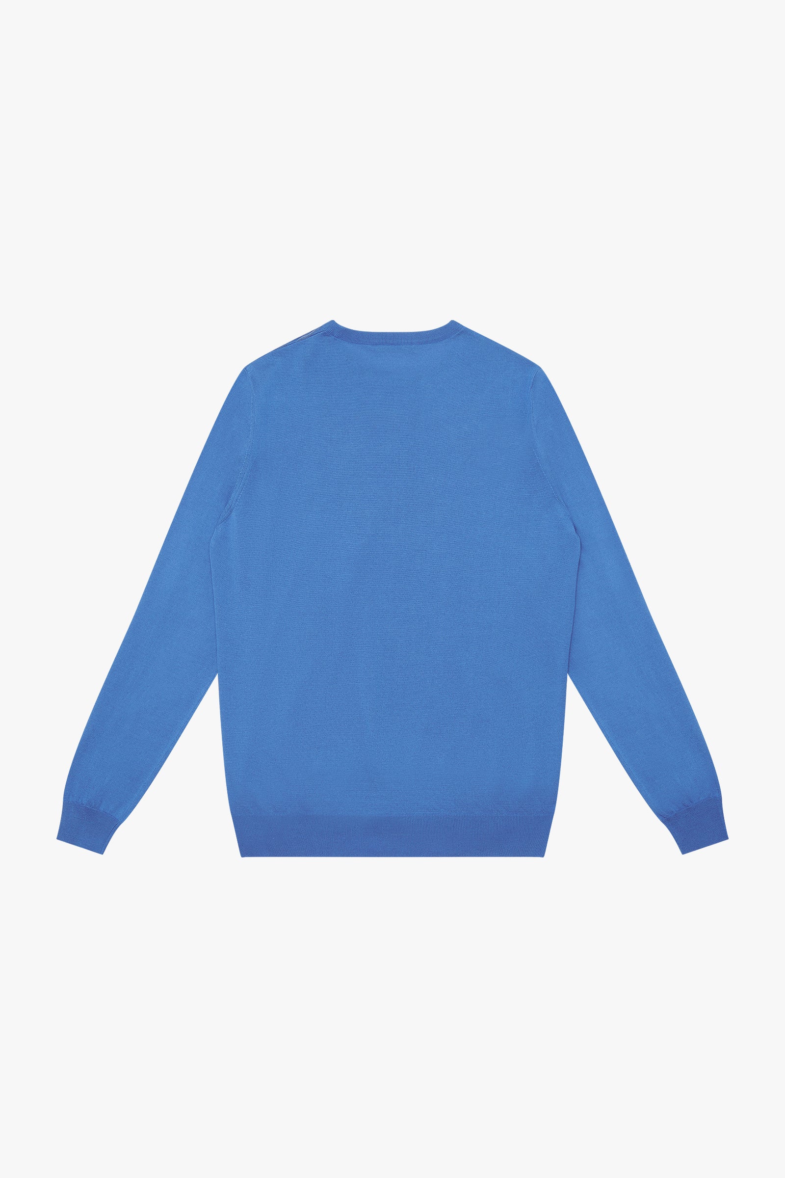 Pull à rayures texturées en soie mélangée - Bleu