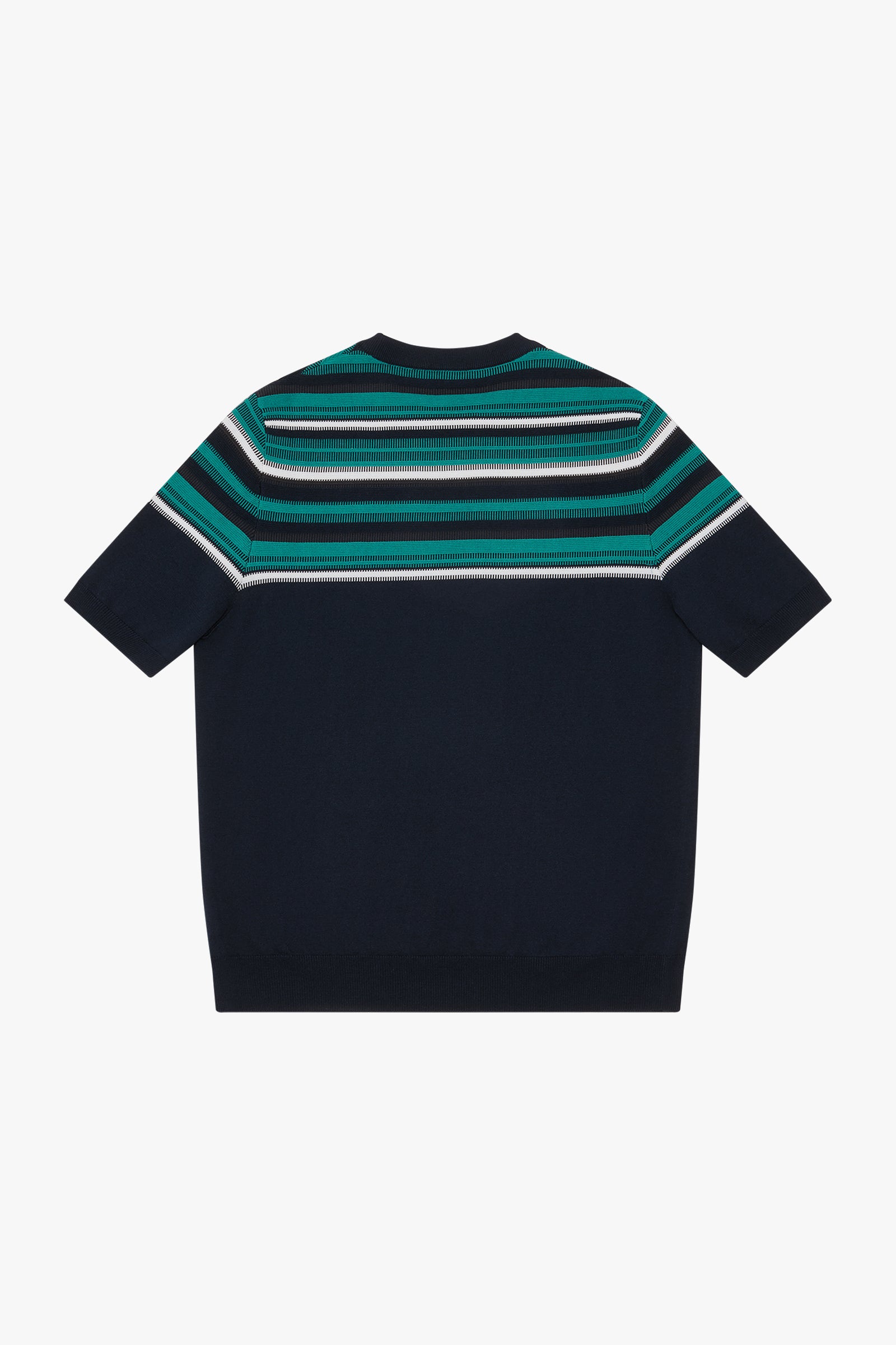 Pull à rayures texturées en soie mélangée - Multicolore