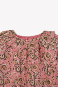 Blockprint Rose // Robe Damour