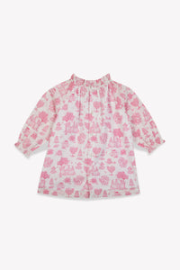 Robe Dahli Bébé - Imp Toile De Jouy