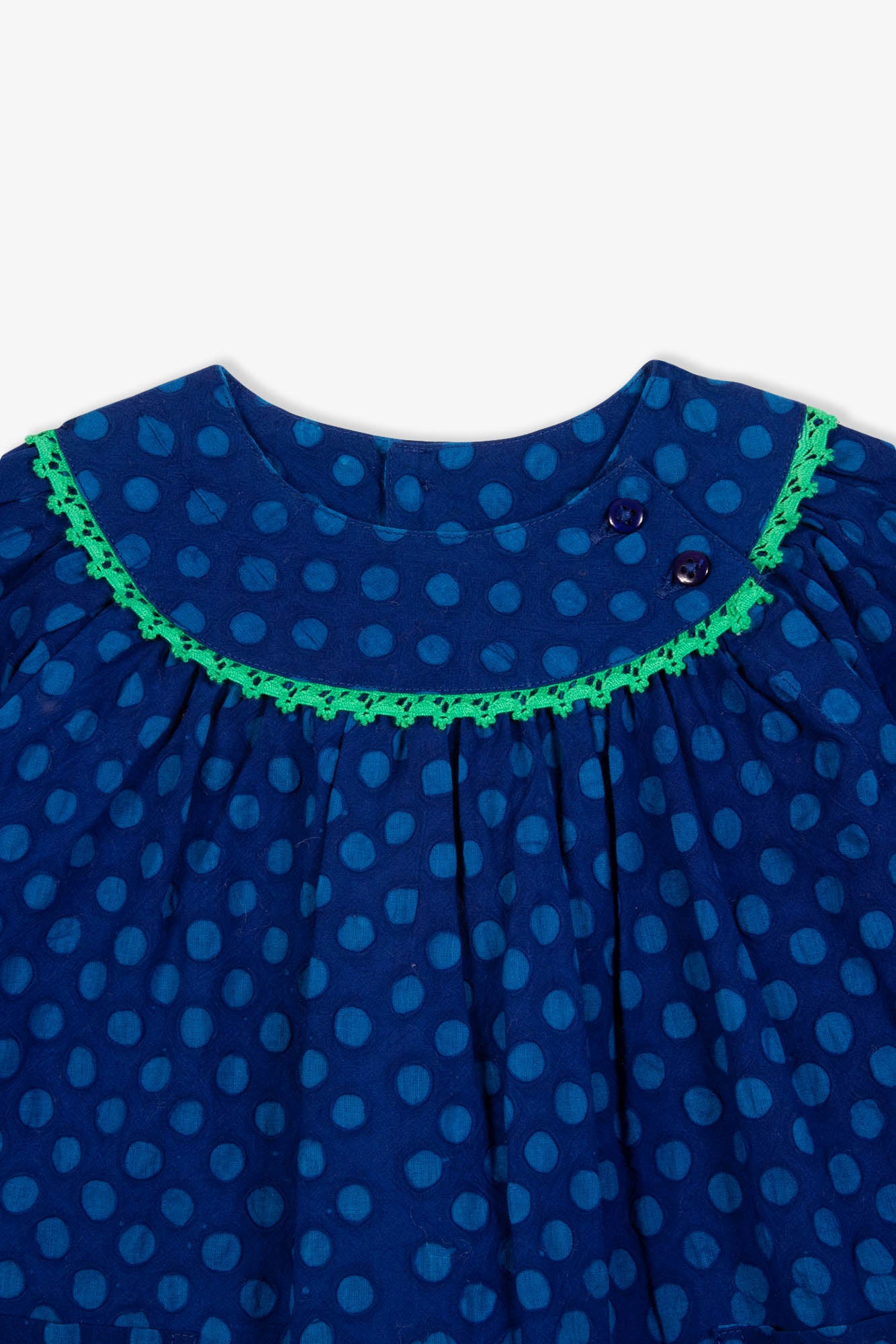 Dada Dress - Pois Bleu