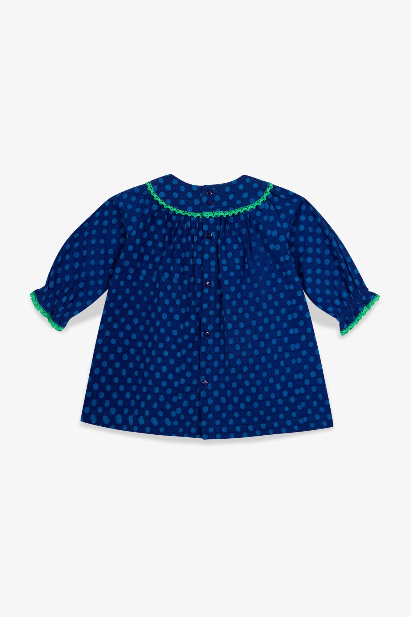 Dada Dress - Pois Bleu