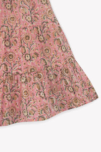 4qty NEW / Robes - Blockprint Rose