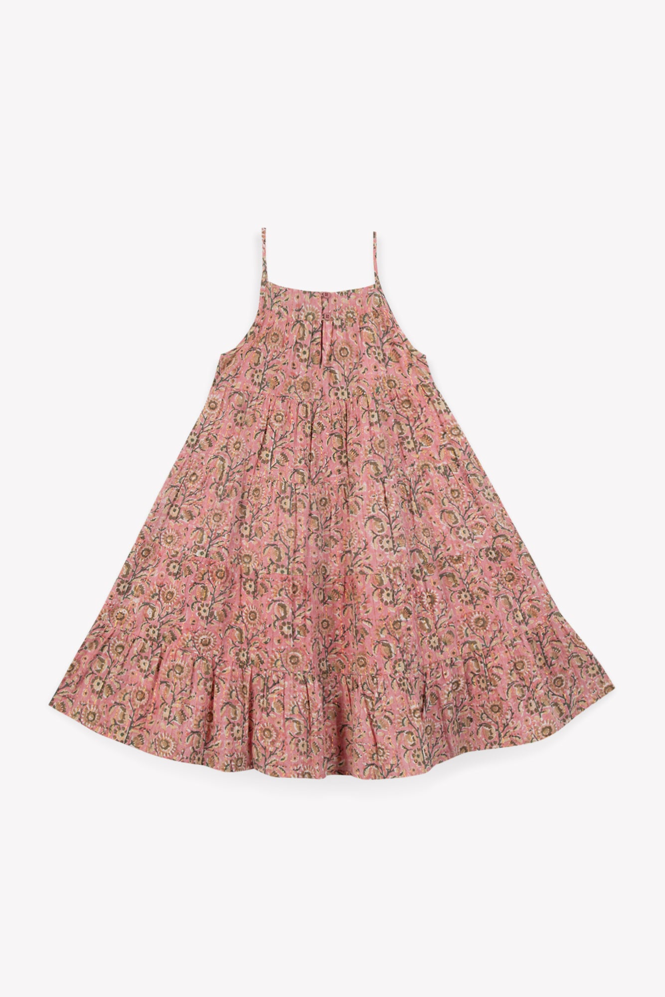 4qty NEW / Robes - Blockprint Rose