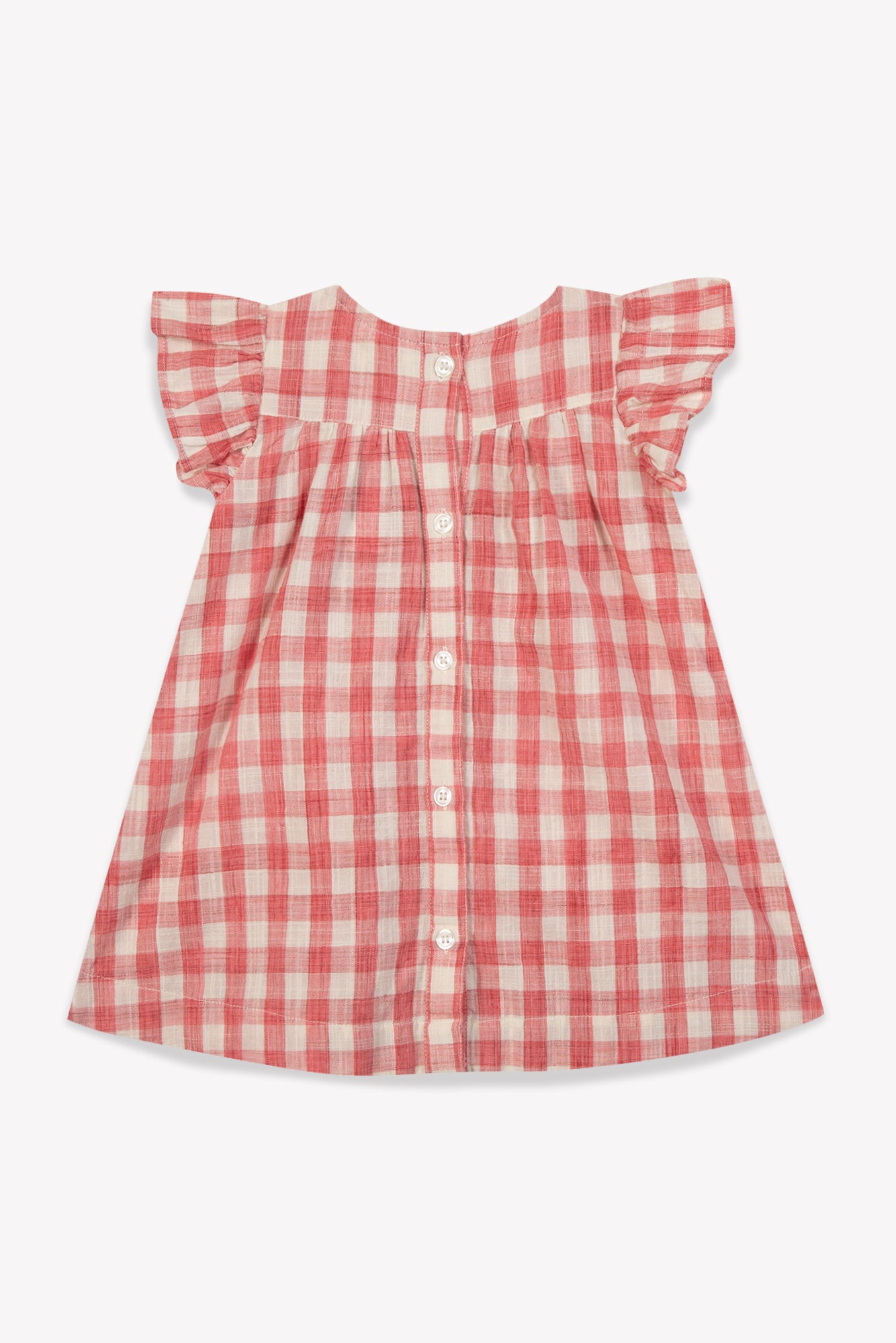 Nop nop savane Baby Dress - Red Tile