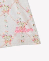 Robe Colombe en coton - Imprimé Antoinette