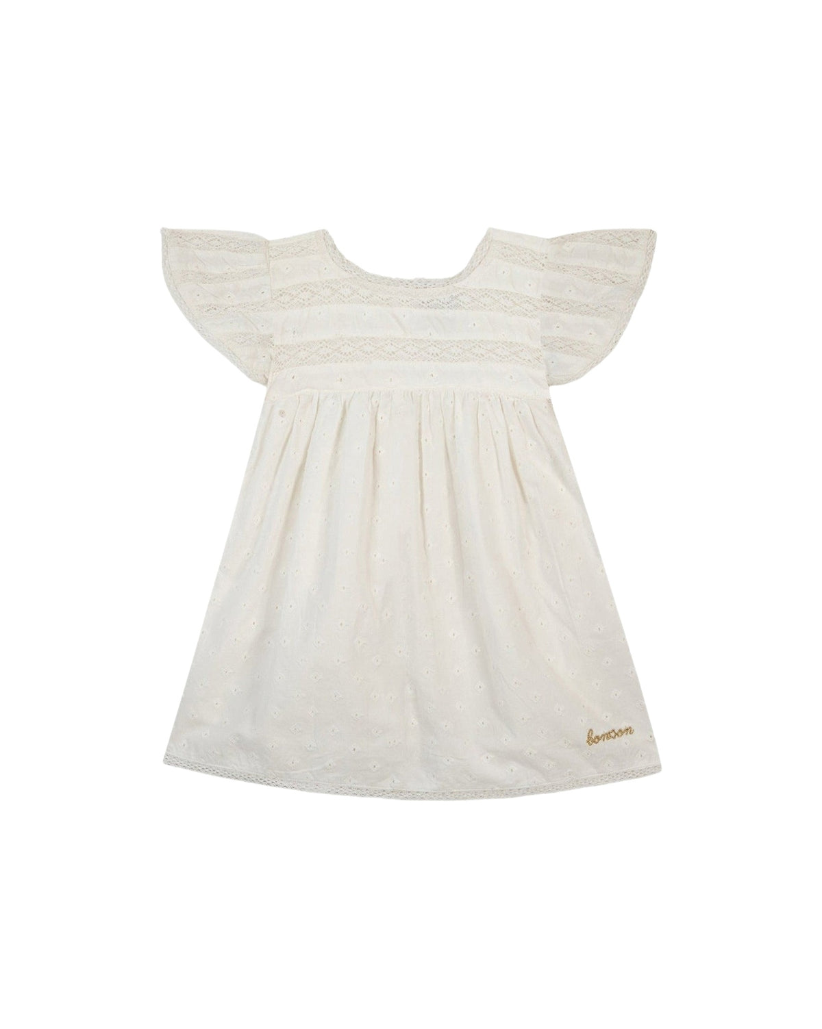 Robe Irena en coton - Blanc Paloma