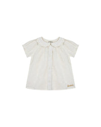 Blouse Aria Bébé en coton - Blanc Paloma