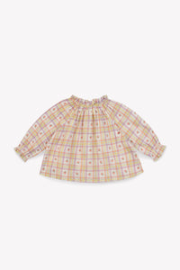 1qty NEW / Polo - Carreau Bouton De Rose