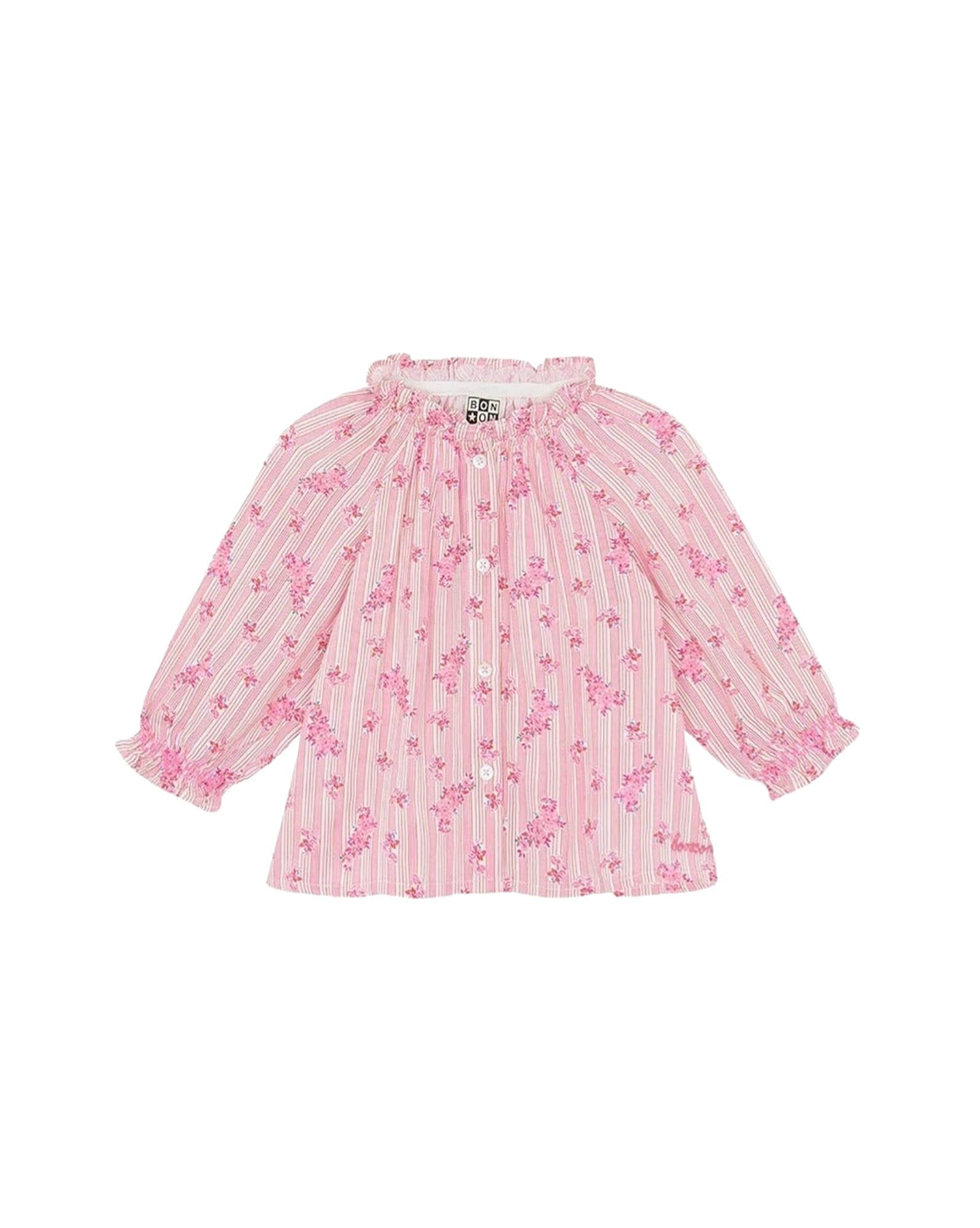 Reina Blouse - Imp Bouquet Rayé