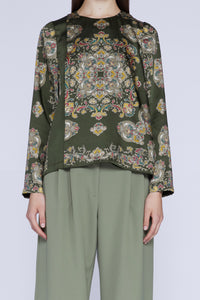 Blouse manches longues - Verde Fantasia