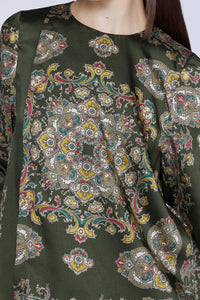 Blouse manches longues - Verde Fantasia