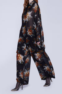 LONGUE CHEMISE EN GEORGETTE