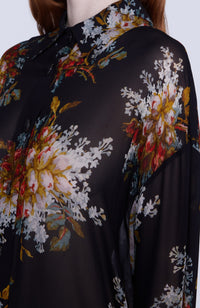 LONGUE CHEMISE EN GEORGETTE