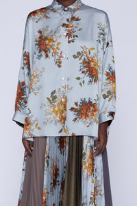 CHEMISE EN VISCOSE AVEC BOUTONS