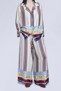 CHEMISE PYJAMA IMPRIMÉ PASSEPOIL