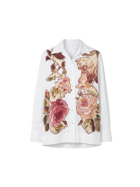NEW OFFER CHEMISE AVEC EMPIÈCEMENT IMPRIMÉ ROSES