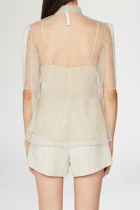 Chemise avec nœud - Grigio Fantasia