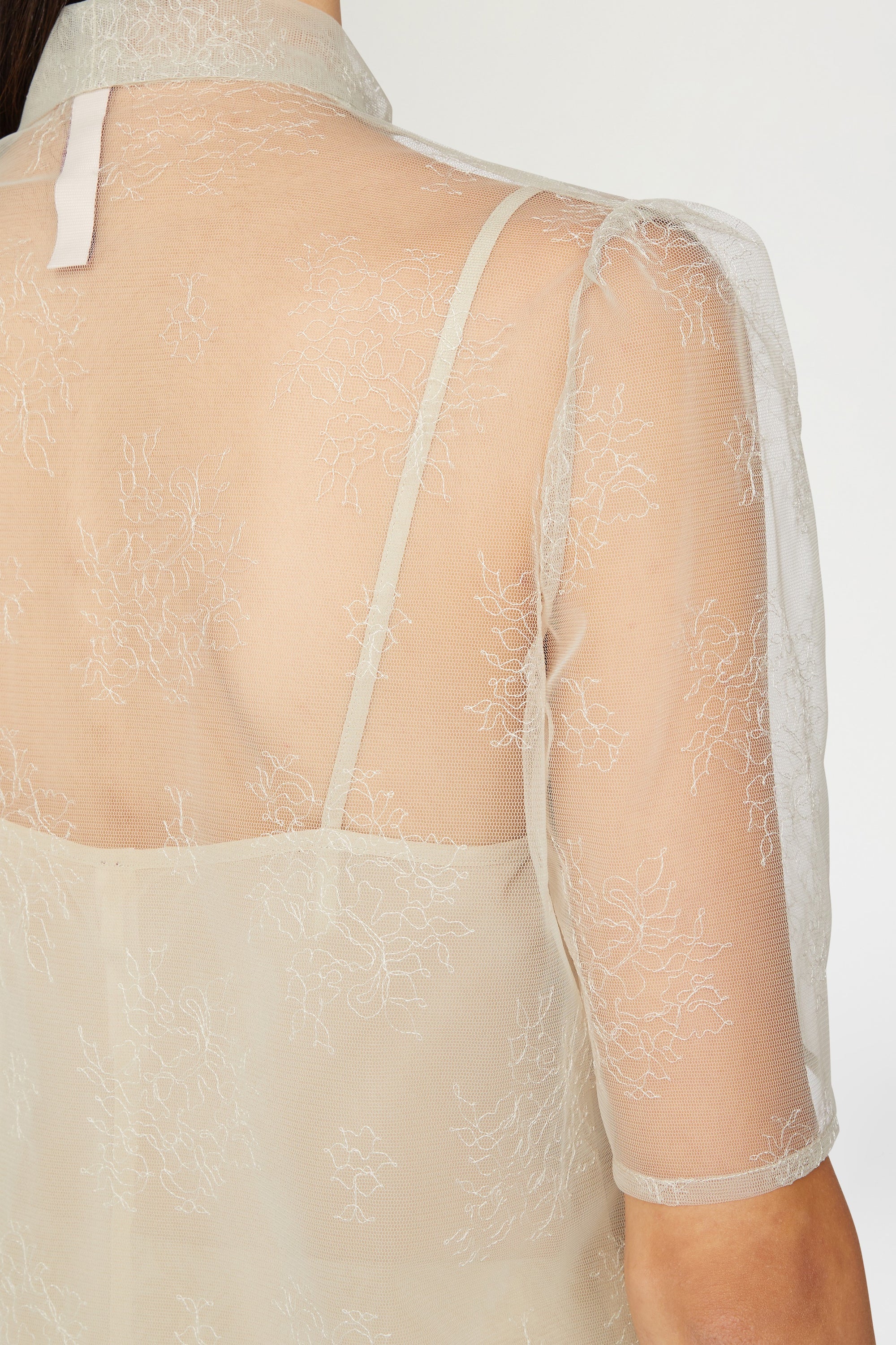 Chemise avec nœud - Grigio Fantasia