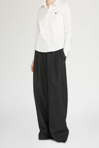 CHEMISE COTON SLIM CŒUR