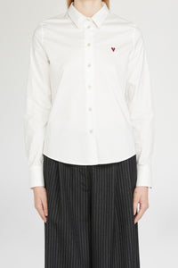CHEMISE COTON SLIM CŒUR