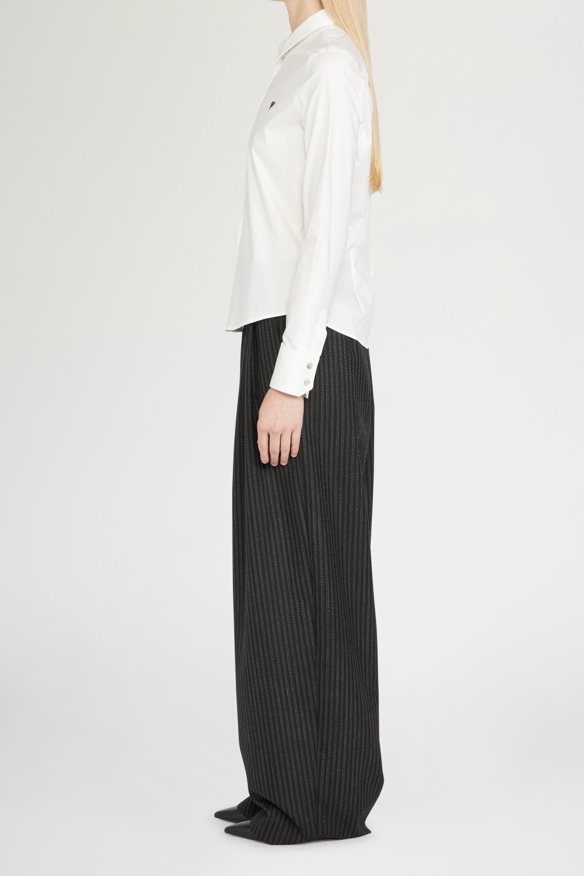 CHEMISE COTON SLIM CŒUR