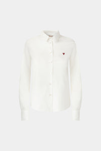 CHEMISE COTON SLIM CŒUR