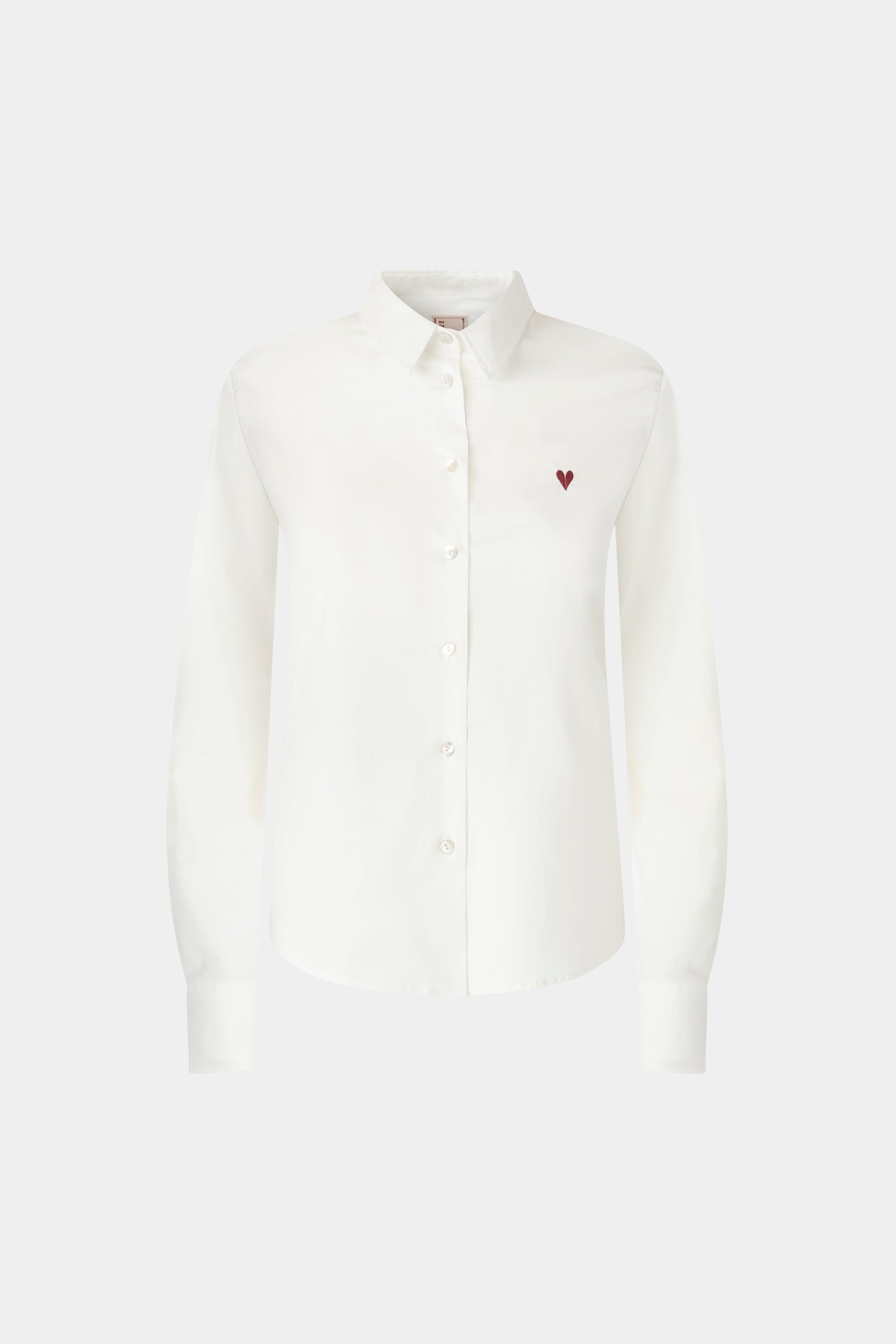 CHEMISE COTON SLIM CŒUR