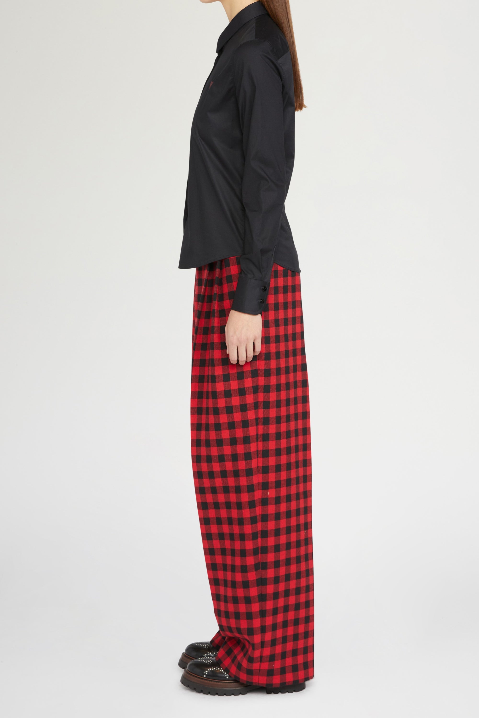 CHEMISE COTON SLIM CŒUR