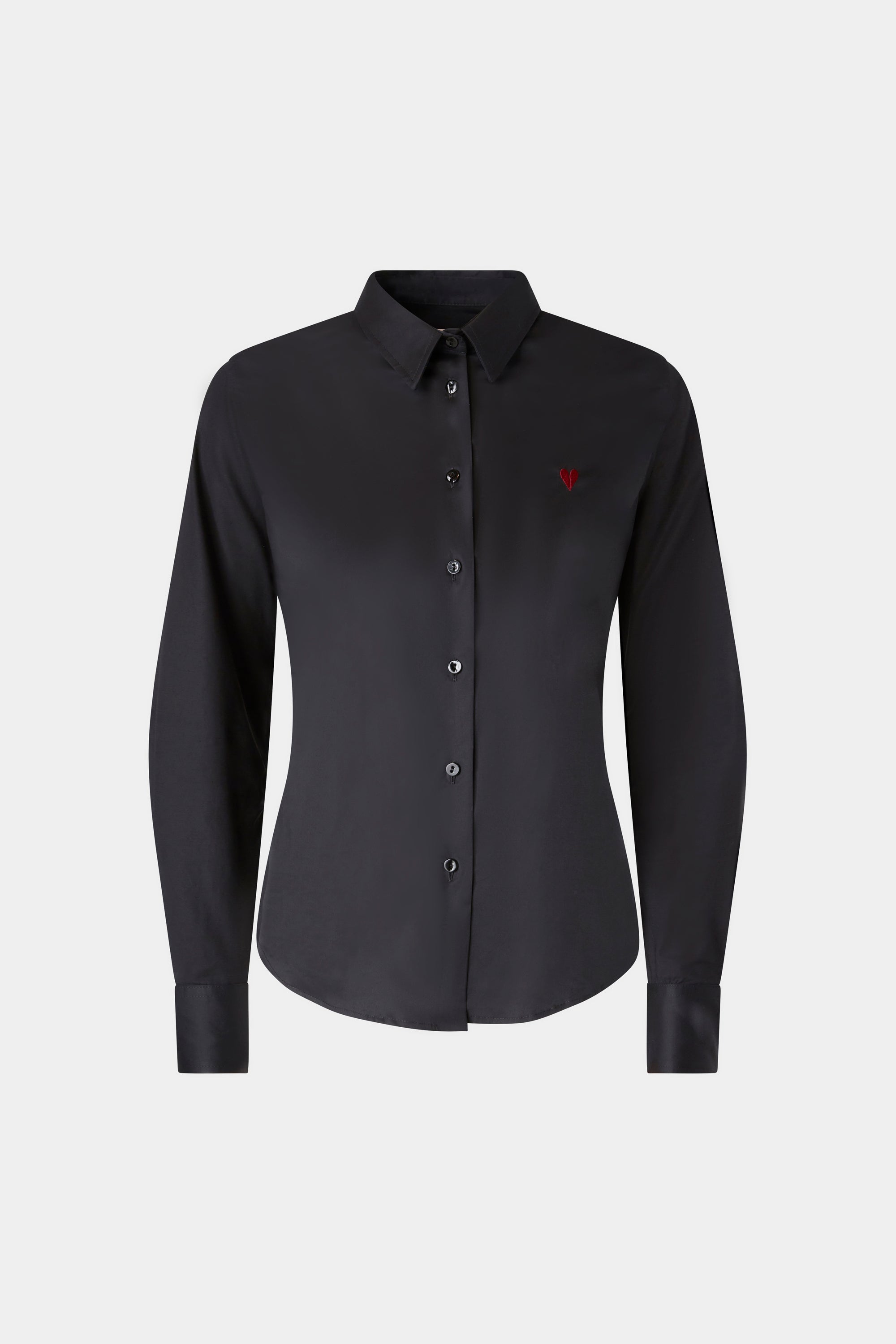 CHEMISE COTON SLIM CŒUR