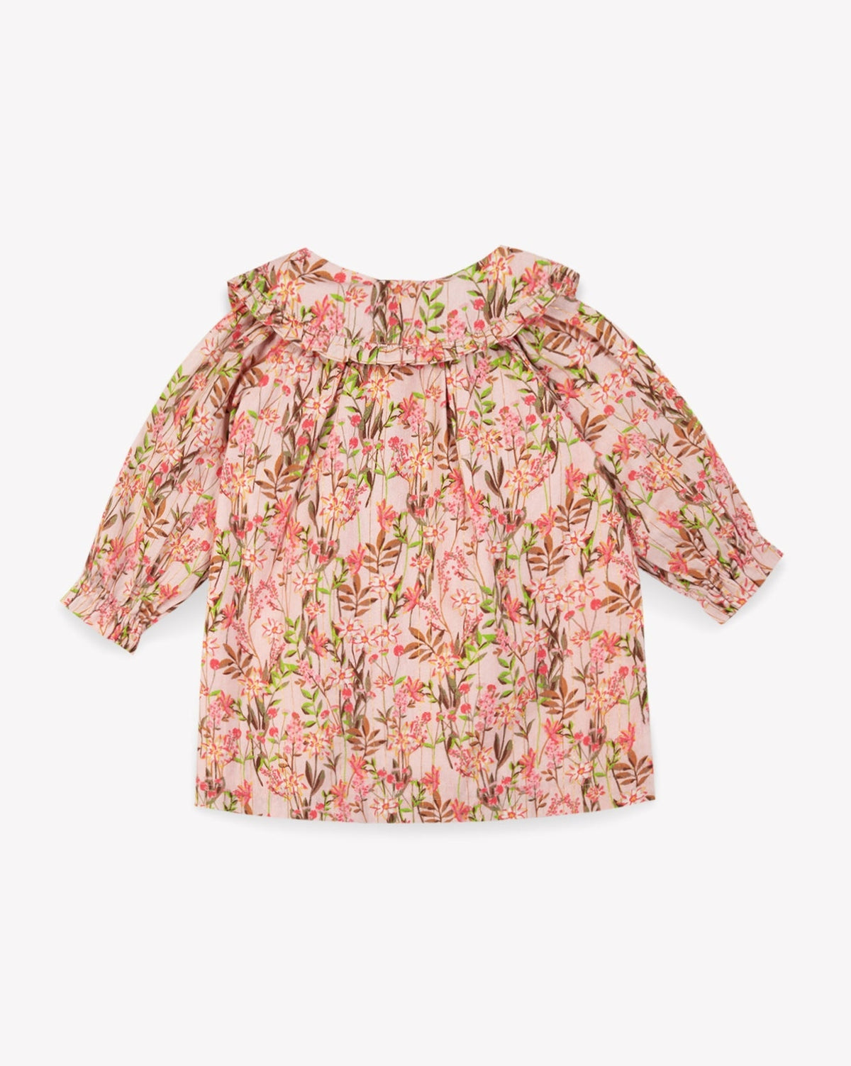 Robe Mini heidi en coton - Fleurs Edelweiss