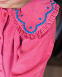 Heidi mini cotton dress - Lollipop Pink