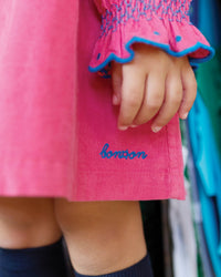 Heidi mini cotton dress - Lollipop Pink