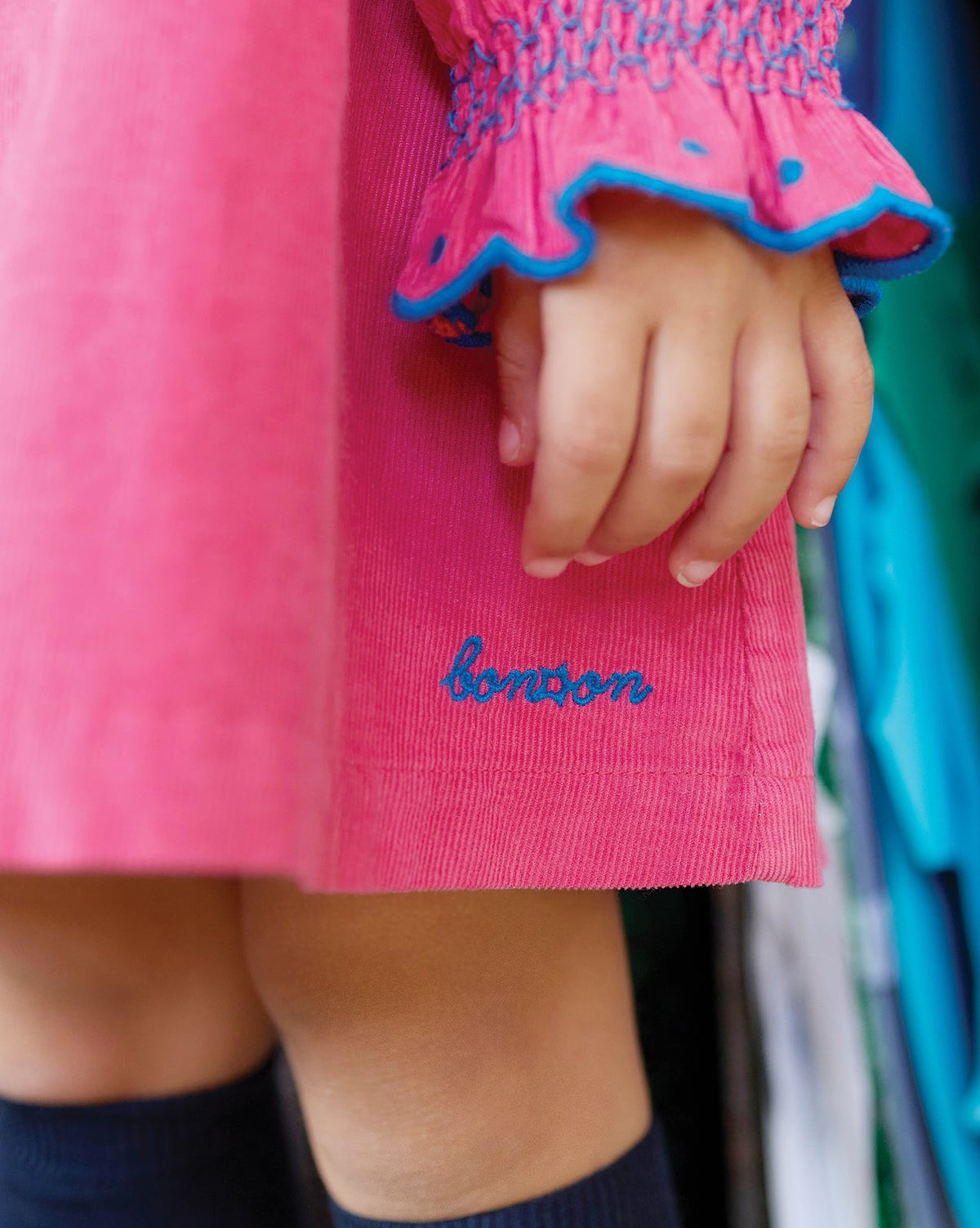 Heidi mini cotton dress - Lollipop Pink