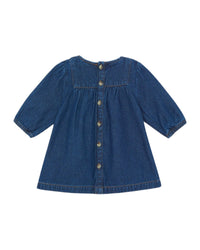 Robe Dragee en coton - Chambray Bleu