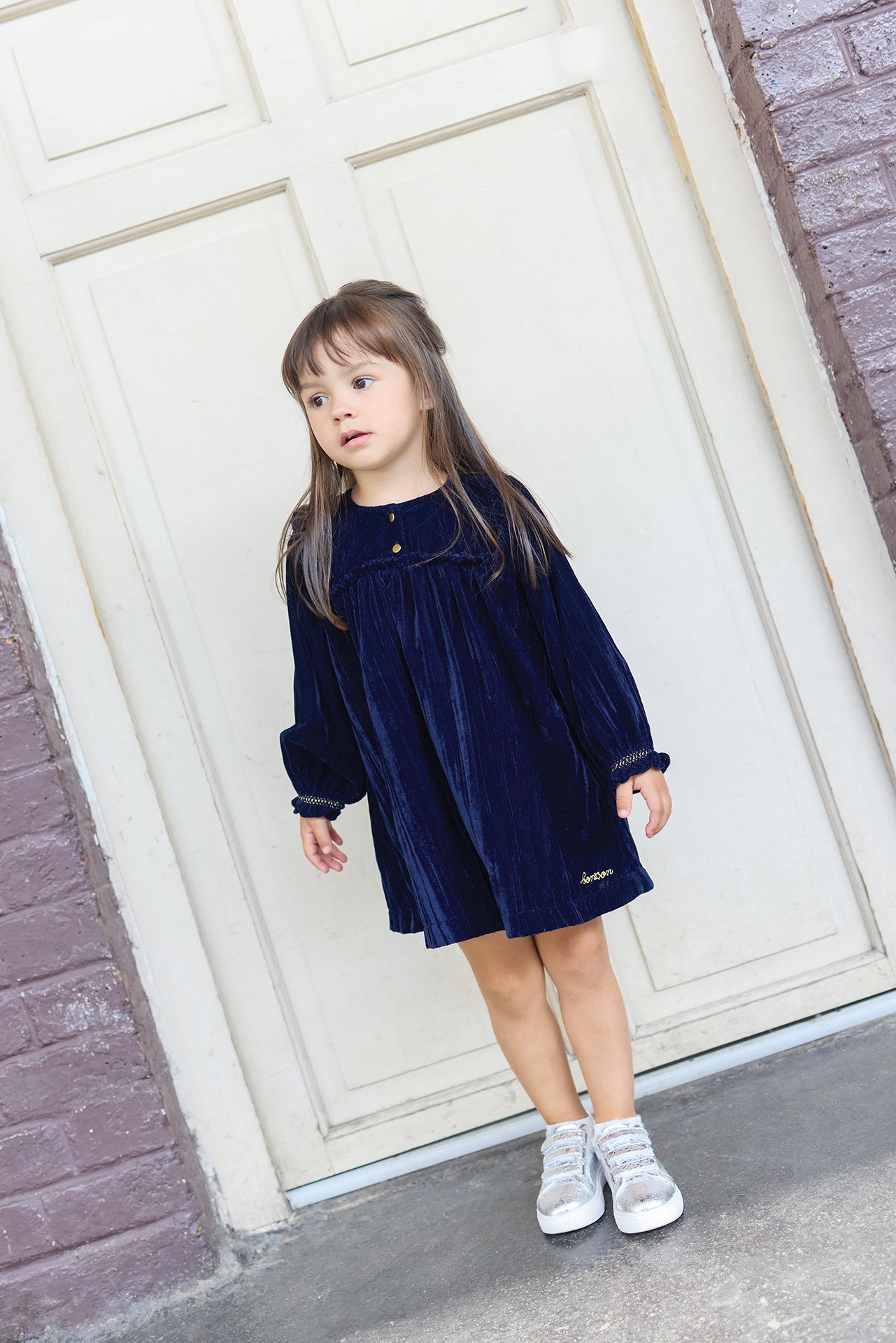 Robe Douceur - Navy Bonton