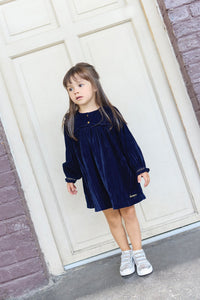 NAVY BONTON // Robe Douceur