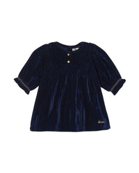 NAVY BONTON // Robe Douceur