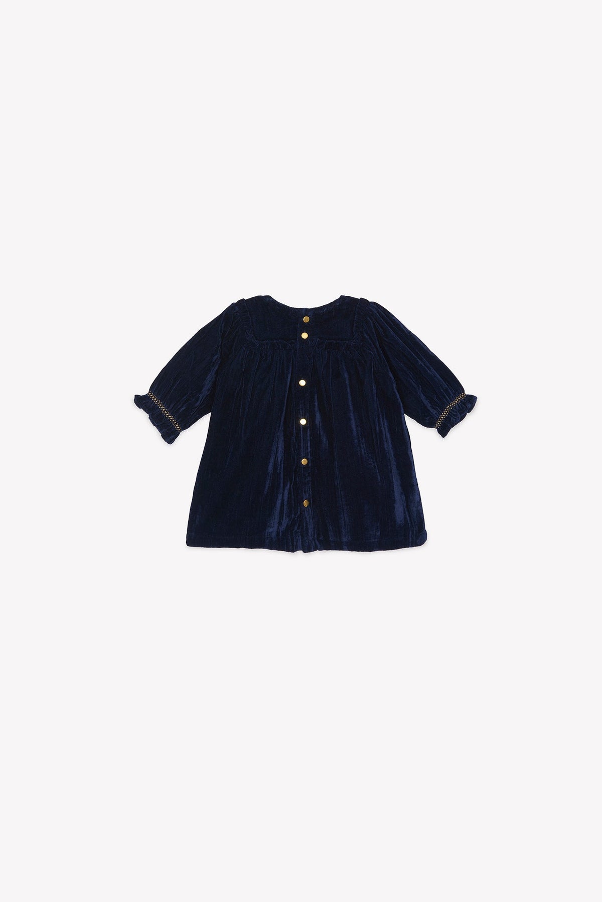 NAVY BONTON // Robe Douceur