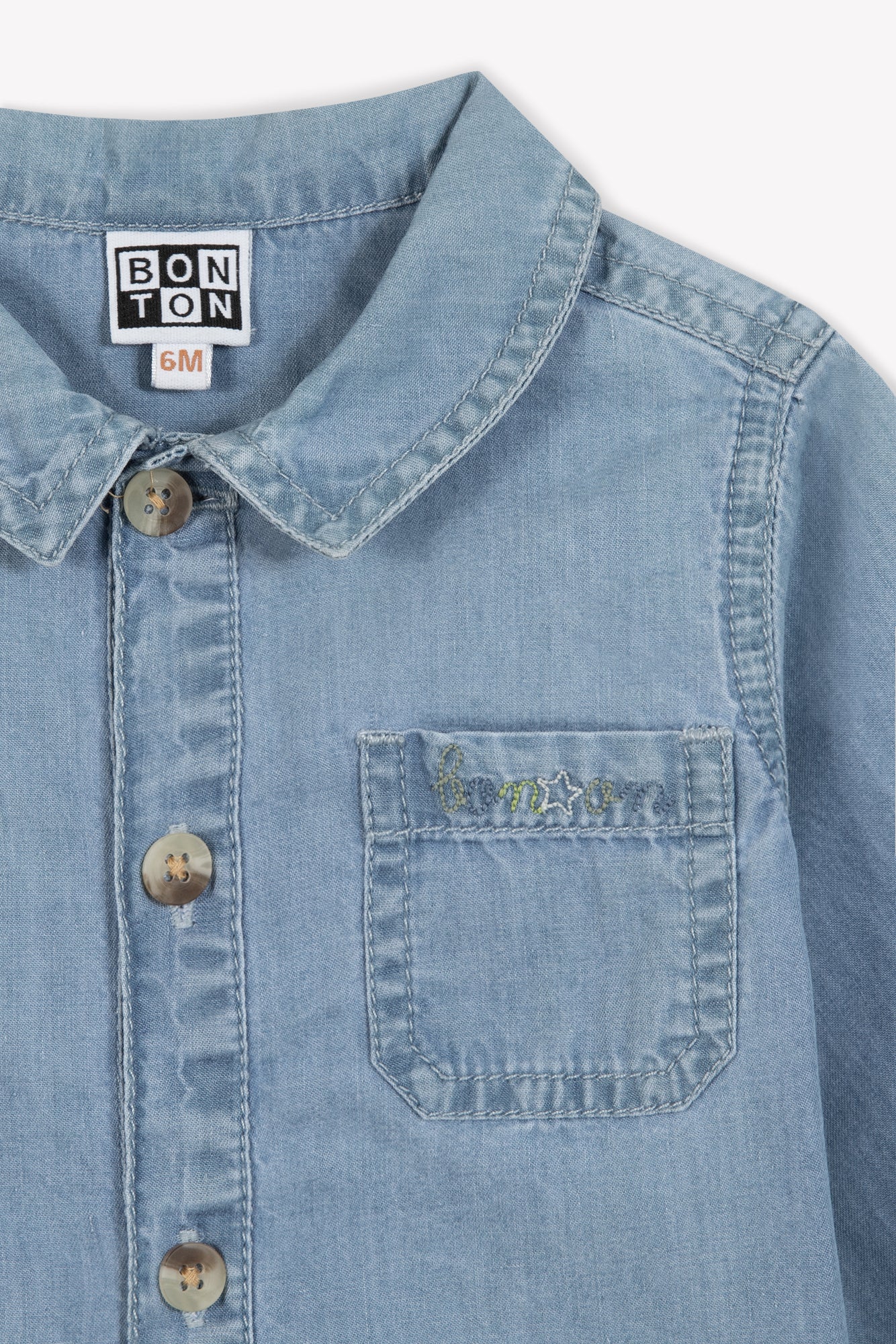 Chemise Pan - Chambray Bleu