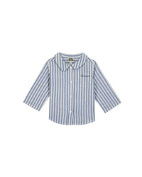Chemise Pan - Rayure Crème Et Bleu