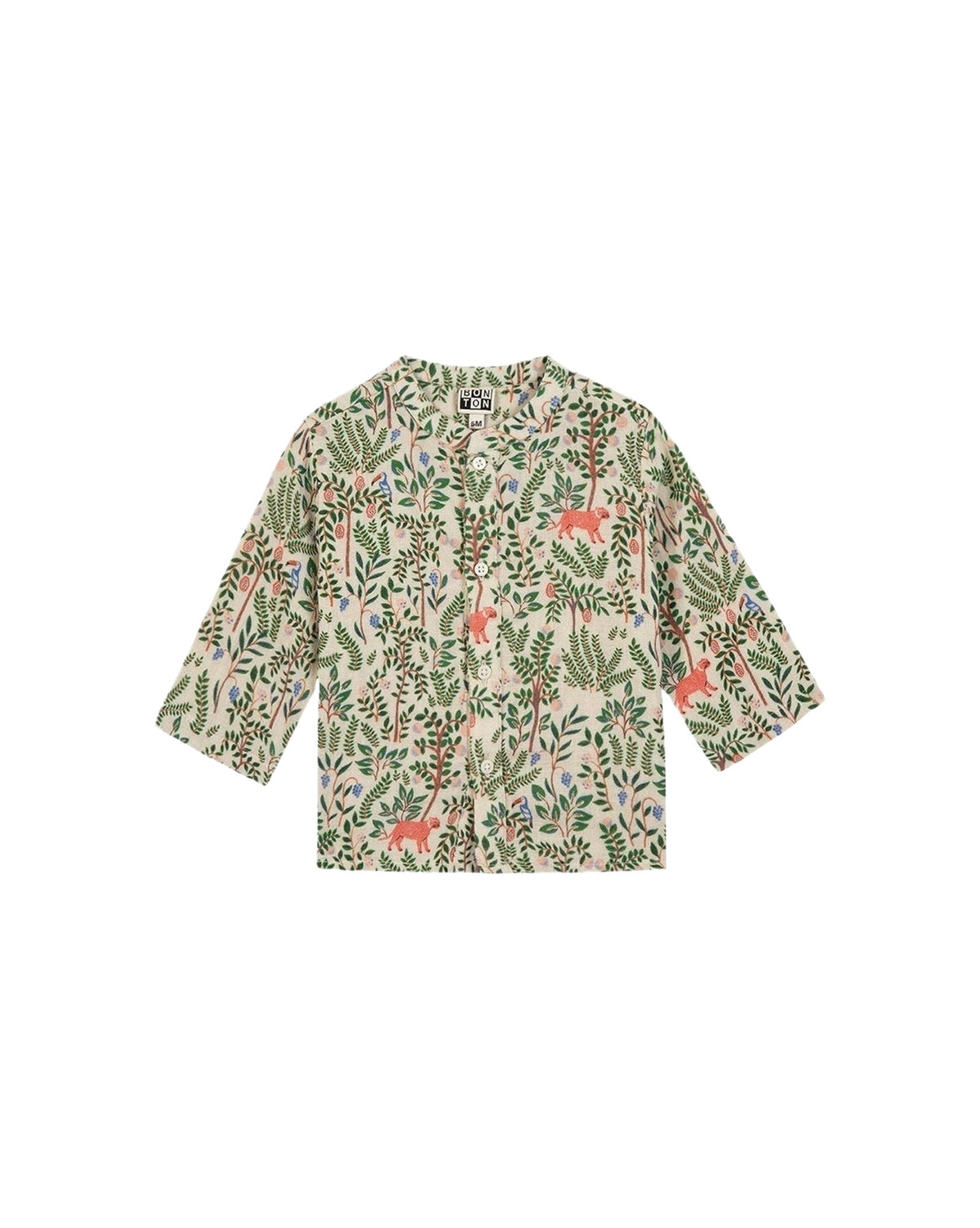 Chemise Gabin Bébé en coton - Imprimé Savane
