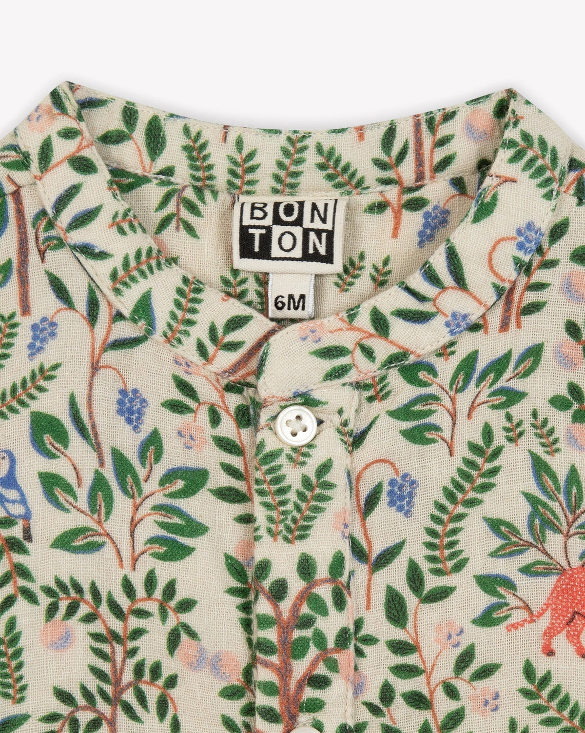 Chemise Gabin Bébé en coton - Imprimé Savane